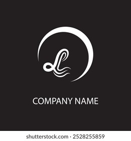 letter l logo that is unique and simple