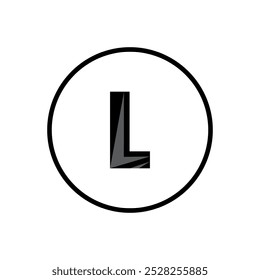 einzigartiges und einfaches Letter-L-Logo