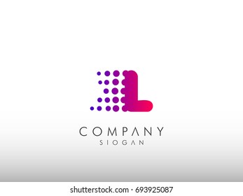 letter l logo vector