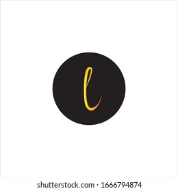 diseño vectorial del logotipo de la letra l