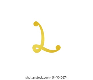 Letter L Luxury Logo Design Template Element