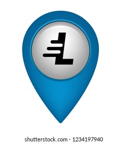 letter L and map pin. logo concept. Designed for your web site design, logo, app, UI