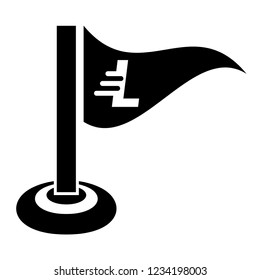 letter L and map pin. logo concept. Designed for your web site design, logo, app, UI