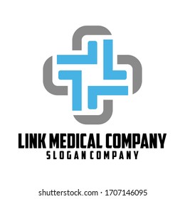 Letter L. Medical or health design concept