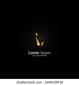 "letter L". Minimalist, simple,digital and modern logo design.