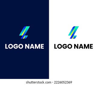 letter l modern business logo design template vector