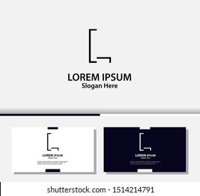 Letter L modern logo and icon. vector design template element.EPS10