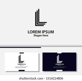 Letter L modern logo and icon. vector design template element.EPS10