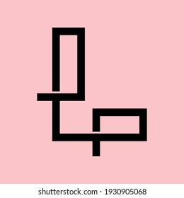 Letter L Monogram Logo Design