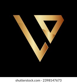 Diseño del logotipo de la carta L monograma