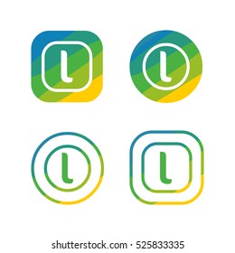letter L nature logo