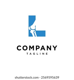 Letter L Orthopedic Logo Icon Vector