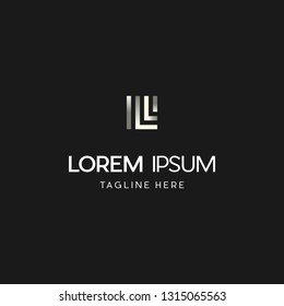 Letter L Outline Abstract Creative Modern Business Monogram Logo