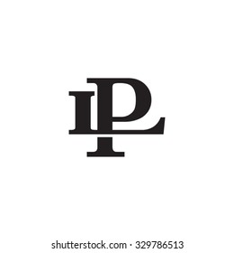 letter L and P monogram logo