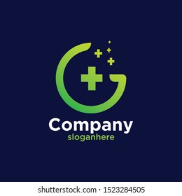 Letter L Pixel logo, Plus sign logo, Medical health care hospital symbol, Technology and digital logotype