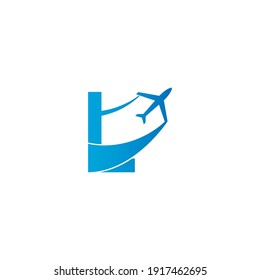Buchstabe L mit Logo-Symbol-Design Vektorgrafik-Vorlage