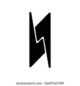 letter l power logo, unique illustration design