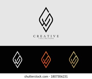 plantilla de logotipo de diseño de letras L y S moderna creativa elegante