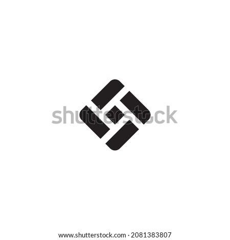 
letter L S O box, epic simple symbol logo vector
