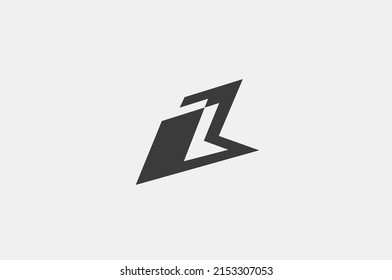 Letter L sharp unique logo design