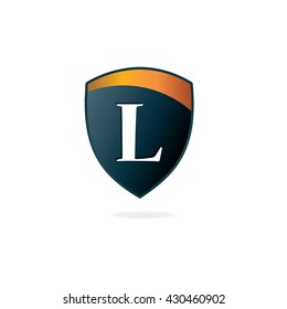 Letter L Shield Logo Icon Design Template Elements