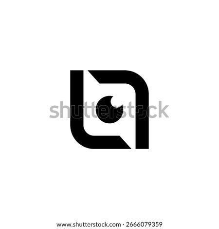 Letter L Shutter Photography Logo, for brand related to camera, lens, and aperture
