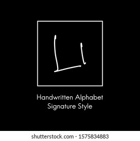 Cursive Letter L High Res Stock Images Shutterstock