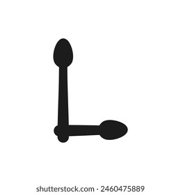 Letter L Spoon logo icon vector template.eps