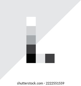Vector de logotipo de material gráfico L