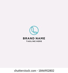 Letter L Tech Logo Design Template Element