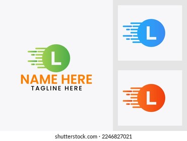 Letter L Technology Logo Design Template. Modern Logotype Symbol