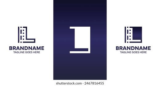Letter L Technology Logo, suitable for business with L initial