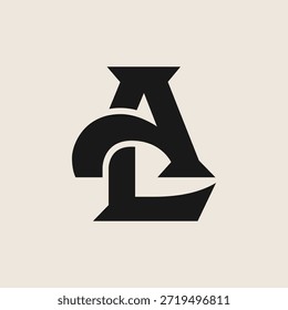 Letter A L template, a l logo template