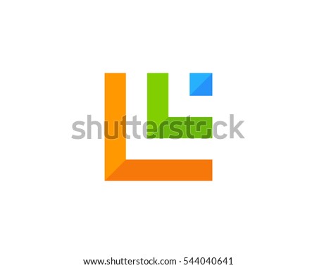 Letter L Three Arrow Logo Design Template Element