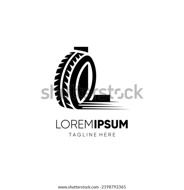 Letter L Tire Logo Design Vector Icon Graphic\
Illustration 