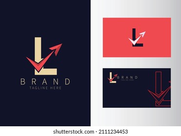 Letter L tour and travel logo design template vector