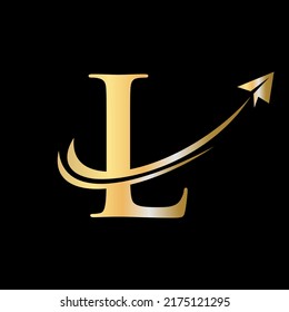Letter L Travel Logo Vector Template. Initial Travel Logo on Letter L Symbol Concept