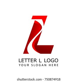 letter l unique logo