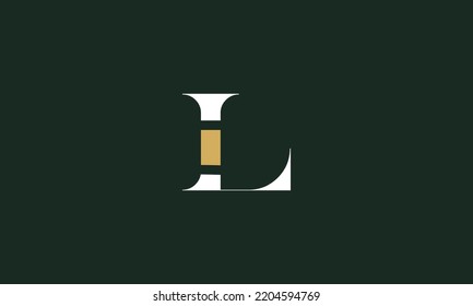 Letter L vector icon design template	