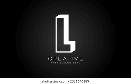 letter L vector illustration template