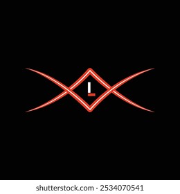 Buchstabe L - Vektor-Logo-Design