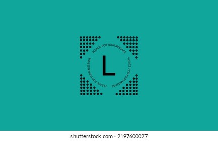 Letter L vector logo. Technology, monogram, business, corporate company, modern and iconic geometric logo design.