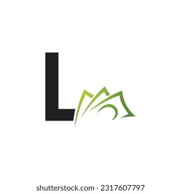 Letter L vector logo template, Colorful Letter L logo, Financial Company Logo, Financial Institute Advisors Logo Design Template Vector Icon