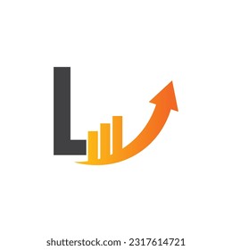 Letter L vector logo template, Colorful Letter L logo, Financial Company Logo, Financial Institute Advisors Logo Design Template Vector Icon