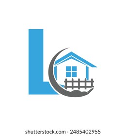 Letter L vector logo template, Colorful Letter L logo, Real Estate, Building and Construction Logo Design Template Vector Icon