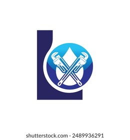 Letter L vector logo template, Colorful Letter L logo, Modern Plumbing Services Logo Design