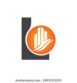 Letter L vector logo template, Colorful Letter L logo, Real Estate, Building and Construction Logo Design Template Vector Icon
