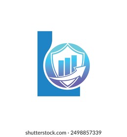 Letra L Vector logo Plantilla, Colorido Letra L logo, Logo de la Compañía Financiera, Instituto Financiero Asesores Logo Diseño Plantilla Vector Icono