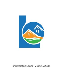 Letter L vector logo template, Colorful Letter L logo, Real Estate, Building and Construction Logo Design Template Vector Icon