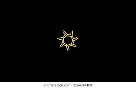 LETTER L IN WREATH SHAPE LOGO FOR ILLUSTRATION USE